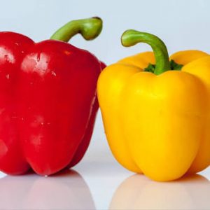 Coloured bell peppers